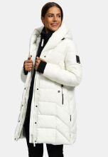 Navahoo Knutschilein Damen Winter Steppjacke Offwhite Gr&ouml;&szlig;e XL - Gr. 42