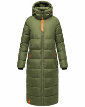 Navahoo Kristallblume Damen Winter Steppjacke Pine Olive Größe XL - Gr. 42