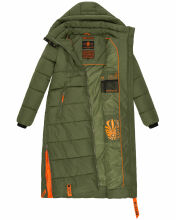 Navahoo Kristallblume Damen Winter Steppjacke Pine Olive Größe XL - Gr. 42