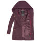 Marikoo Maikoo Damen Trenchcoat Wintermantel Dusty Plum Größe M - Gr. 38