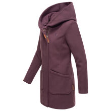 Marikoo Maikoo Damen Trenchcoat Wintermantel Dusty Plum Gr&ouml;&szlig;e L - Gr. 40