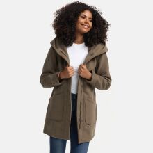 Marikoo Maikoo Damen Trenchcoat Wintermantel Stone Brown Gr&ouml;&szlig;e M - Gr. 38
