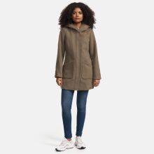 Marikoo Maikoo Damen Trenchcoat Wintermantel Stone Brown Gr&ouml;&szlig;e M - Gr. 38
