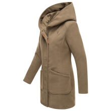 Marikoo Maikoo Damen Trenchcoat Wintermantel Stone Brown Gr&ouml;&szlig;e M - Gr. 38