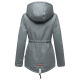 Marikoo Manolya Damen Parka Winterjacke mit Teddyfell Stormy Blue Größe XXL - Gr. 44