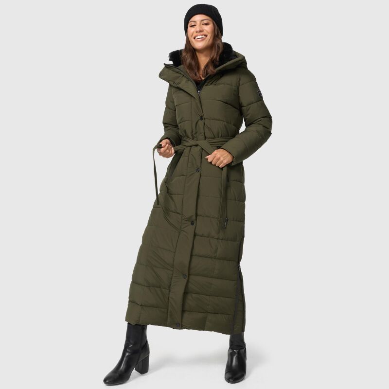 Navahoo Das Teil XIV Damen Winter Steppmantel Dark Olive-Gr&ouml;&szlig;e XXXL - Gr. 46