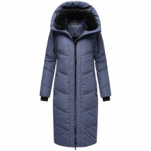 Marikoo Nadaree lange Damen Winter Steppjacke Blue Violet Größe XL - Gr. 42