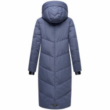 Marikoo Nadaree lange Damen Winter Steppjacke Blue Violet Größe XL - Gr. 42