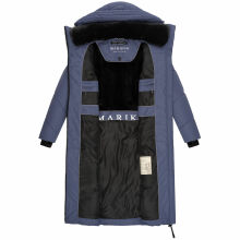 Marikoo Nadaree lange Damen Winter Steppjacke Blue Violet Größe XL - Gr. 42