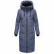 Marikoo Nadaree lange Damen Winter Steppjacke Blue Violet Größe XL - Gr. 42