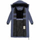 Marikoo Nadaree lange Damen Winter Steppjacke Blue Violet Größe XL - Gr. 42