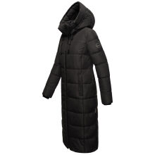 Marikoo Nadeshikoo Damen lange Winter Steppjacke Schwarz Gr&ouml;&szlig;e XXXL - Gr. 46