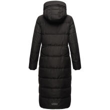 Marikoo Nadeshikoo Damen lange Winter Steppjacke Schwarz Gr&ouml;&szlig;e XXXL - Gr. 46