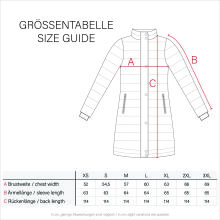 Marikoo Nadeshikoo Damen lange Winter Steppjacke Dark Olive Gr&ouml;&szlig;e XXXXL - Gr. 48