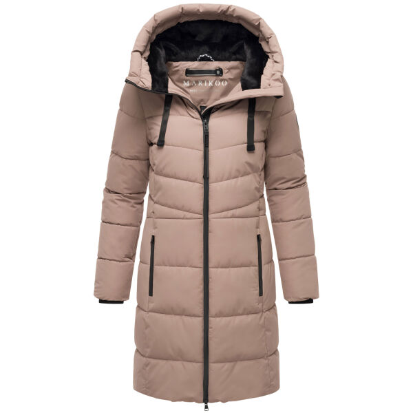 Marikoo Natsukoo XVI ladies winter quilted jacket Taupe Grey Größe XS - Gr. 34