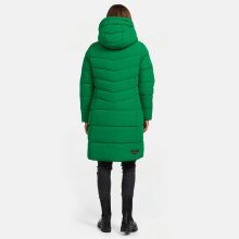 Marikoo Natsukoo Damen Winter Steppjacke lang Smaragd Green Größe XS - Gr. 34