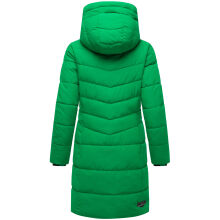 Marikoo Natsukoo Damen Winter Steppjacke lang Smaragd Green Größe XS - Gr. 34