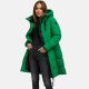 Marikoo Natsukoo Damen Winter Steppjacke lang Smaragd Green Größe XS - Gr. 34