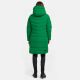 Marikoo Natsukoo Damen Winter Steppjacke lang Smaragd Green Größe XS - Gr. 34