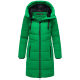 Marikoo Natsukoo Damen Winter Steppjacke lang Smaragd Green Größe XS - Gr. 34