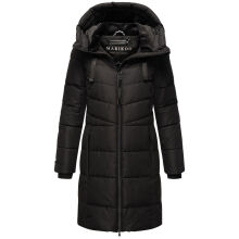Marikoo Natsukoo Damen Winter Steppjacke lang Schwarz Gr&ouml;&szlig;e XXXL - Gr. 46