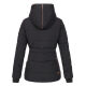 Marikoo Nekoo ladies winterjacket lined with faux fur Schwarz