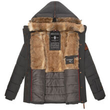Marikoo Nekoo ladies winterjacket lined with faux fur Anthrazit