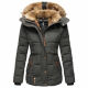 Marikoo Nekoo ladies winterjacket lined with faux fur Anthrazit
