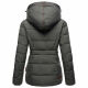 Marikoo Nekoo ladies winterjacket lined with faux fur Anthrazit