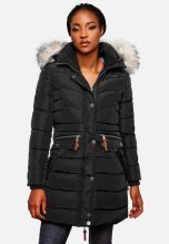 Navahoo Paula Damen Parka Winterjacke Gef&uuml;ttert Schwarz Gr&ouml;&szlig;e XXXL - Gr. 46