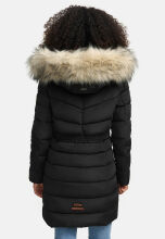 Navahoo Paula Ladies Winter Jacket Coat Parka Warm Lined Winterjacket B383 Schwarz