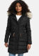 Navahoo Paula Ladies Winter Jacket Coat Parka Warm Lined Winterjacket B383 Schwarz