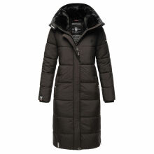 Marikoo Reliziaa Damen Winter Parka lang Schwarz Größe XXXL - Gr. 46
