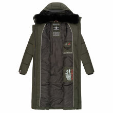 Marikoo Reliziaa Damen Winter Parka lang Dark Olive Gr&ouml;&szlig;e XXXL - Gr. 46