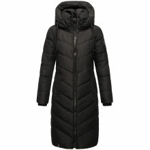 Navahoo Sahnekatzi XIV ladies winter coat Schwarz