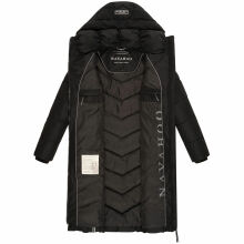 Navahoo Sahnekatzi XIV ladies winter coat Schwarz