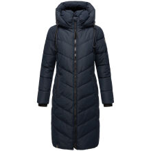 Navahoo Sahnekatzi Damen lange Winter Steppjacke Navy Gr&ouml;&szlig;e XXXL - Gr. 46