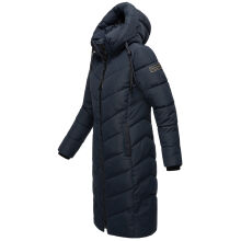 Navahoo Sahnekatzi Damen lange Winter Steppjacke Navy Gr&ouml;&szlig;e XXXL - Gr. 46