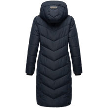Navahoo Sahnekatzi Damen lange Winter Steppjacke Navy Gr&ouml;&szlig;e XXXL - Gr. 46