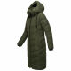 Navahoo Sahnekatzi Damen lange Winter Steppjacke Dark Olive Größe XXXXL - Gr. 48