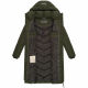 Navahoo Sahnekatzi Damen lange Winter Steppjacke Dark Olive Größe XXXXL - Gr. 48