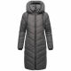 Navahoo Sahnekatzi Damen lange Winter Steppjacke Anthrazit Größe XS - Gr. 34