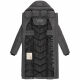 Navahoo Sahnekatzi Damen lange Winter Steppjacke Anthrazit Größe XS - Gr. 34