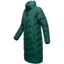 Navahoo Sahnekatzi Damen lange Winter Steppjacke Evergreen Gr&ouml;&szlig;e XL - Gr. 42