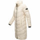 Navahoo Sahnekatzi Damen lange Winter Steppjacke Cream Größe M - Gr. 38