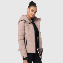 Marikoo Samuiaa Damen Steppjacke Taupe Grey Größe XXXL - Gr. 46