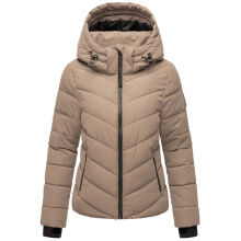 Marikoo Samuiaa Damen Steppjacke Taupe Grey Größe XXXL - Gr. 46