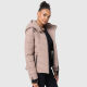 Marikoo Samuiaa Damen Steppjacke Taupe Grey Größe XXXL - Gr. 46