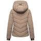 Marikoo Samuiaa Damen Steppjacke Taupe Grey Größe XXXL - Gr. 46