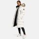 Marikoo Schneesternchen ladies long winter hooded quilted jacket  Größe S - Gr. 36